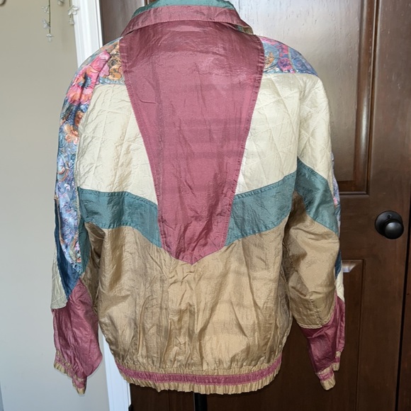 90’s Floral Spring Jacket Size Medium EUC - Picture 3 of 6
